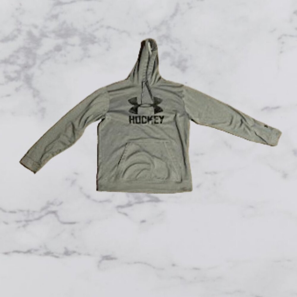 Under Armor Hockey Gray Hoodie - Excellent Used Condition